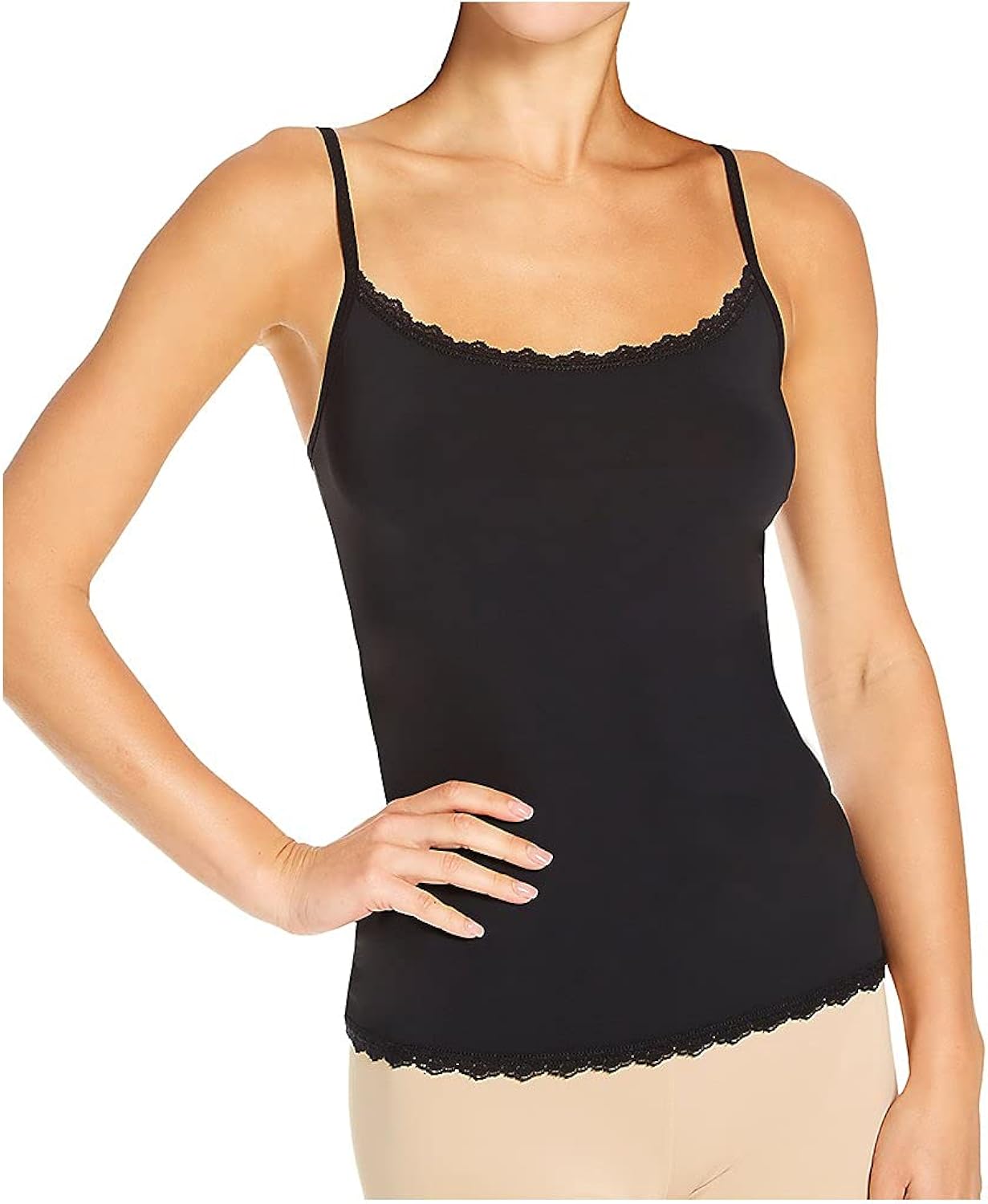 Arianne Women's Narrow Lace Trim Camisole 5058 at Amazon Women’s