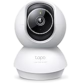 Tapo 3K 5MP Pan/Tilt Security WiFi Camera, Baby & Pet Camera, 360° Motion Tracking, 2-Way Audio, 40Ft. Night Vision, Cloud & 