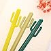 Cute Cactus Black Gel Ink Ballpoint Writing Pens, 12 pcs