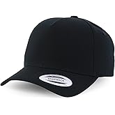 Armycrew XXL Oversize 5 Panel Curved Bill Retro Style Snapback Cap