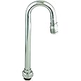 TS Brass 132X Swivel Gooseneck Spout, Chrome