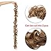 Combs Clip in Bun Claw Jaw on Updo Hairpiece Extensions Wavy Donut Chignons Wrap Around Scrunchy-dark brown to ash blonde-32″thumb 3