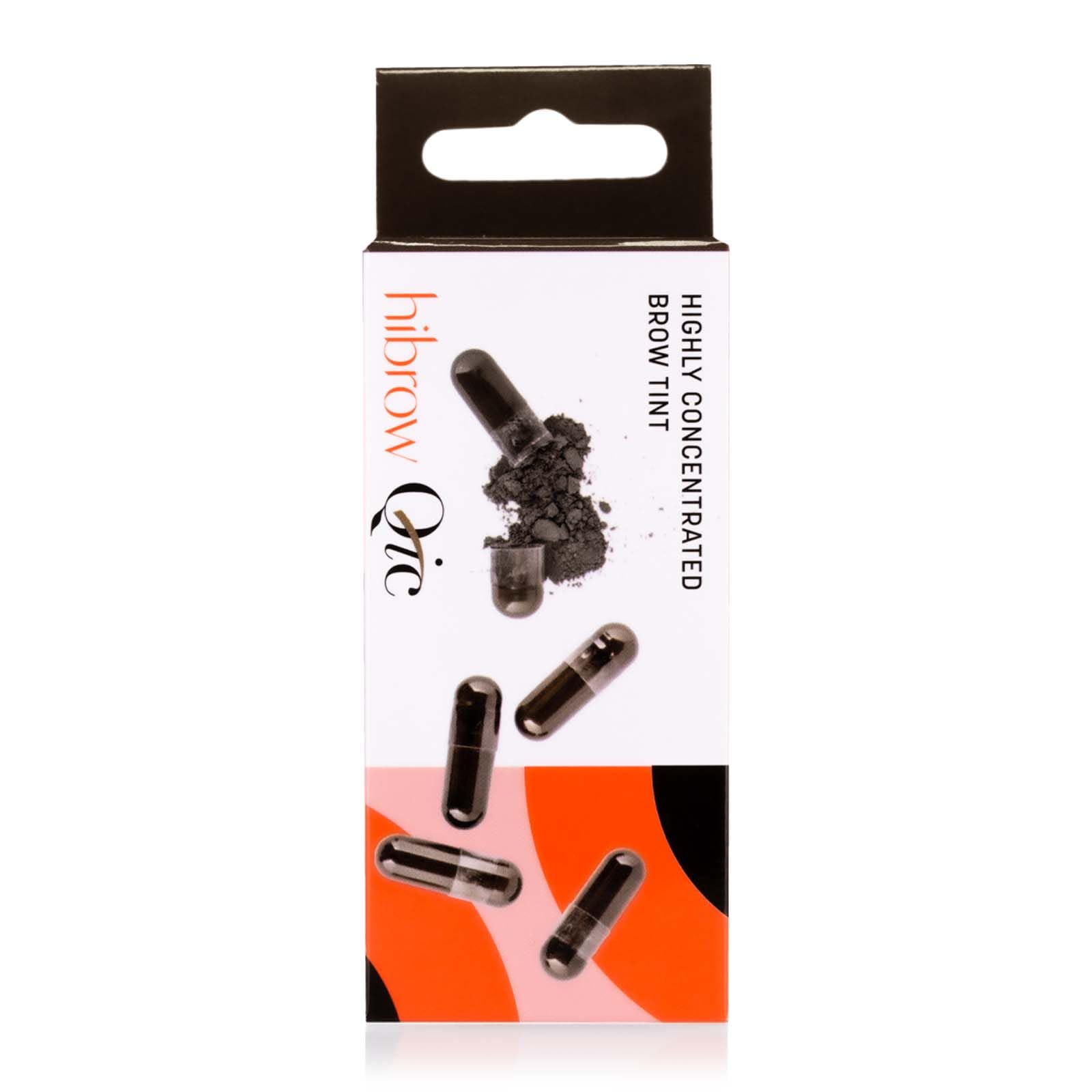 Hi Brow Quick Intense Colour (QIC) - 20 brow tinting capsules of powdered tint - Dark Brown