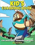 Kid's Coloring Book: Fun Minecraft Drawings for Kids (Books for Minecrafters) (Volume 1)