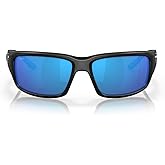 Costa Del Mar Men's Fantail Polarized Rectangular Sunglasses
