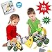 Construction Toys 2 in 1 Build and Play kit - Educational Model Building Playset for Toddler -Take Apart Nuts and Bolts Fun Games - Best Gifts Ideas for 5 to 8 Year Old Boys and Girls (56 pieces)