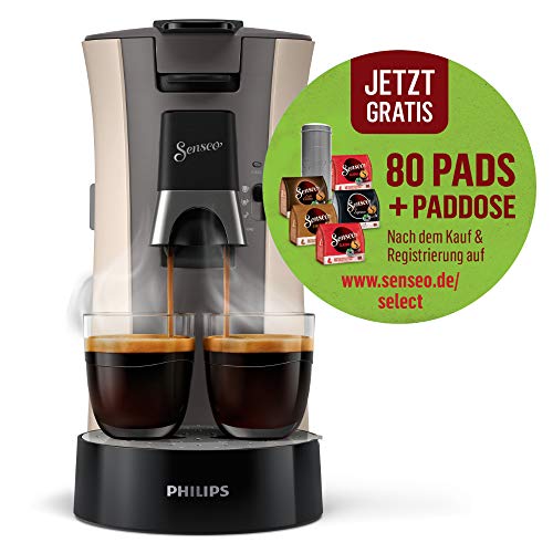 Philips Domestic Appliances Senseo Select CSA240/30 Kaffeepadmaschine - Kaffeestärkewahl Plus, Memo-Funktion, aus… – Bild 3
