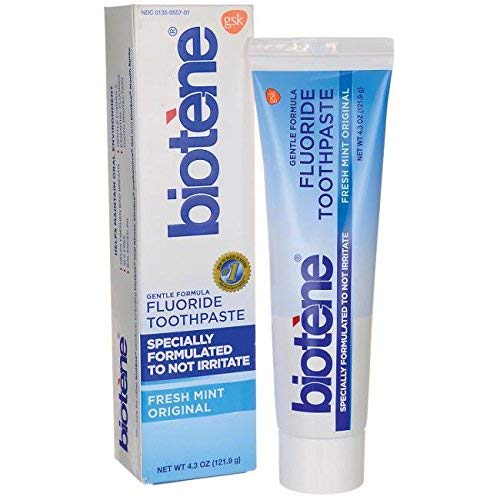 Biotene Dry Mouth Fluoride Toothpaste Fresh Mint Original 4.3 Oz. (2