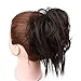 MORICA Tousled Updo Messy Bun Hair Piece Hair Extension with Elastic Rubber Band Updo Wavy Bun Extensions Synthetic Hair Extensions Scrunchies Chignons Hairpiece for Women.