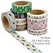 Crafty Rabbit Christmas III Washi Tape - Set of 8 Rolls - 262 Feet Total - Multicolor