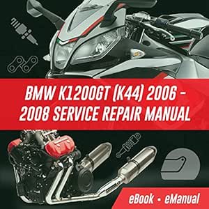 Amazon.com: Service Manual For a BMW K1200GT (K44) 2006 - 2008 service