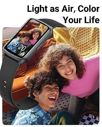 Amzhero Health Fitness Tracker with 24/7 Heart Rate, Blood Oxygen, Blood Pressure, Sleep Tracker, 5ATM Waterproof Activity Trackers with Step Tracker, Pedometer (S & L Bands Included)
