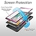 YOUMAKER New iPad 9.7 Case 2018/2017, Heavy Duty Kickstand with Built-in Screen Protector Full-body Shockproof Protective Case Cover for Apple iPad 9.7 inch 2017/2018 5th/6th Gen (Purple/Black)