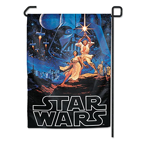 WinCraft 68188126 Star Wars Garden Flag 2-Sided, Multi, 12" x 18"