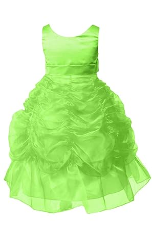 green flower girl dresses uk