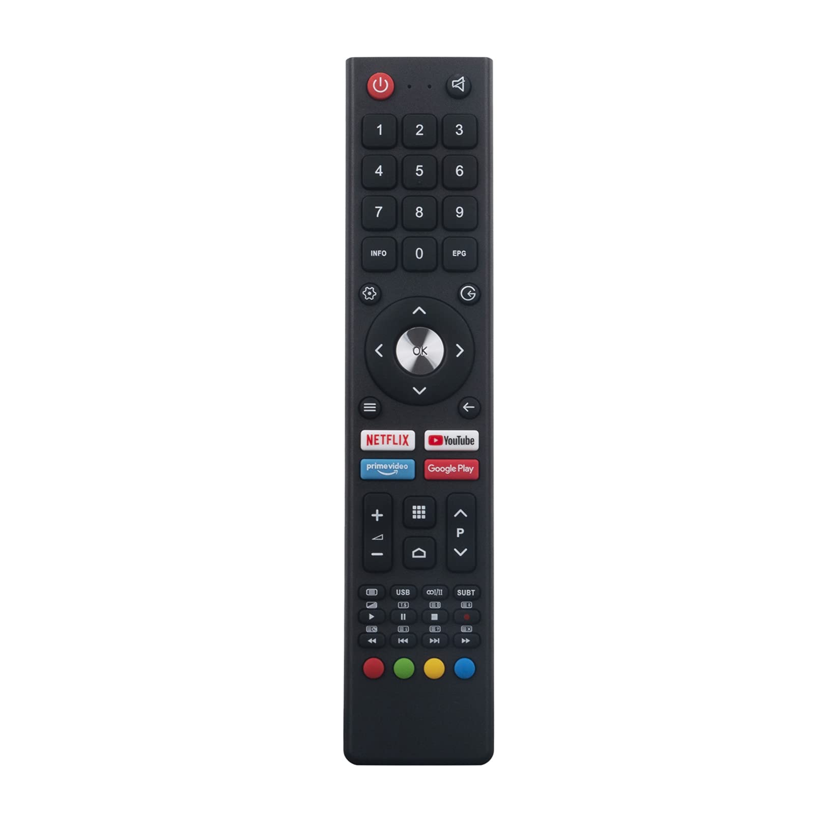 ALLIMITY GCBLTV02FDBIR Remote Control Replace fit for Changhong Saba SYINIX UHD TV GCBL-TV02FDBIR SA24S46A9 SA40S67A9