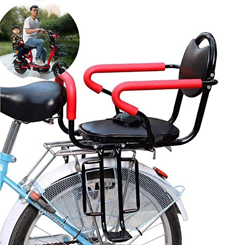 Wing Back Mount Child Seat for Adult Bike, Rear Child Carrier Bicycle
