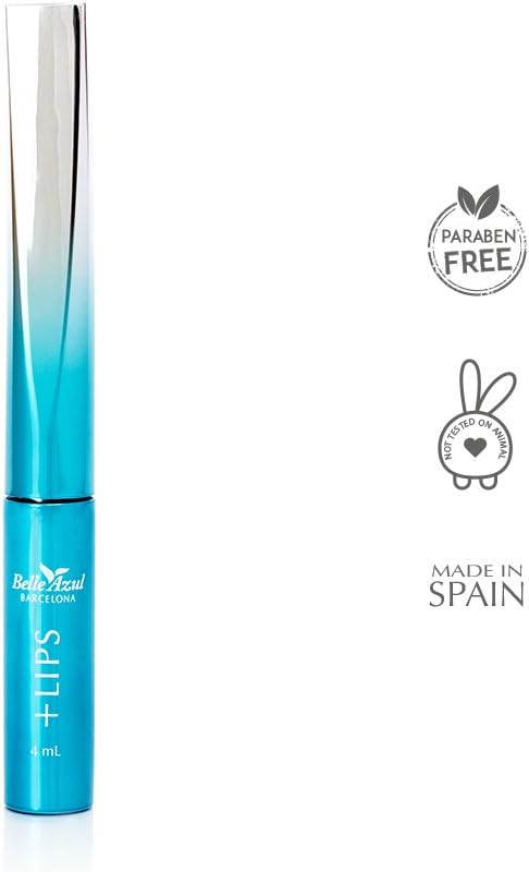 Belle Azul Lip Gloss, Volumizing Lip Enhancer that really works, Keeps the lips from Cracking, Glossy Transparent - Image 3