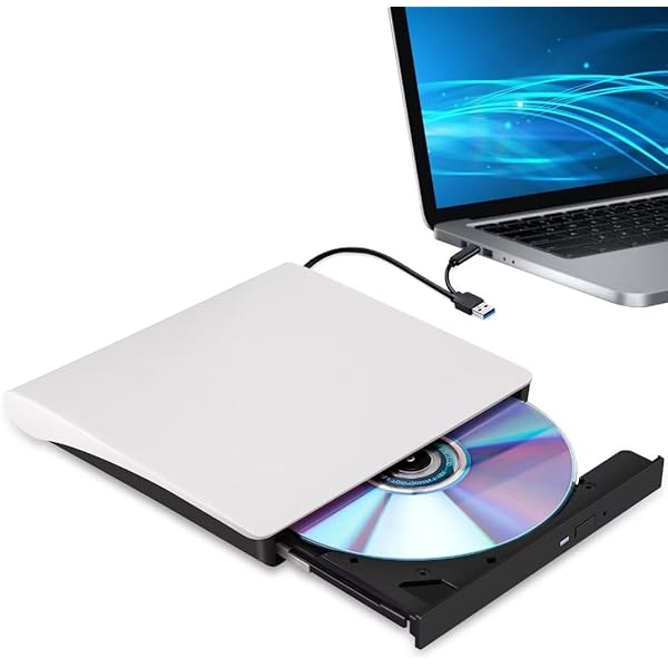 Amazon.com: Rioddas External CD Drive, USB 3.0 Portable CD/DVD +/- 