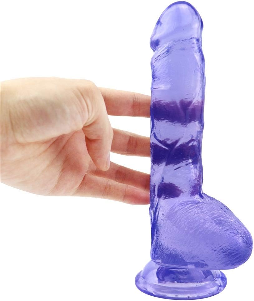 7.28Inch Silicone-Ďî`ldɔs' Realistic Suction Cup for Women Long Big Huge Size Soft Toy,Women Underwear