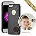 Feceir® Anti-Gravity Selfie Case for iPhone 6/6S, Hands Free Nano Suction Stick to Glass, Tile, Car GPS, Most Smooth Surface (Black 4.7