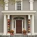 Mosoan Happy Fall Porch Sign - Fall Decorations Outdoor Indoor - Happy Fall Harvest Banner Sign - Fall Autumn Thanksgiving Party Yard Front Door Hanging Decor
