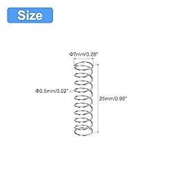 uxcell Compression Spring, 5Pcs 304 Stainless
