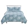 Home Fashion Designs 3-Piece Coastal Beach Theme Quilt Set with Shams. Soft All-Season Luxury Microfiber Reversible…