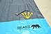 Plastic Stakes by BEARZ Outdoor. Small Tarp Stakes/ Tent Spikes for Sand, Lawn, Beach Blankets. Compact & Lightweight Tent Pegs with an Anchor. Safety Yellow (5.9″ Pack of 4)