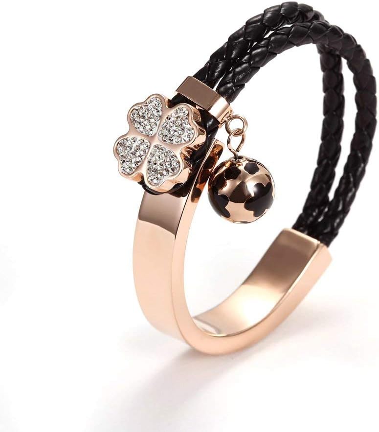 Wistic jewelry Women's Stainless Steel/Gold-Plated Crystal