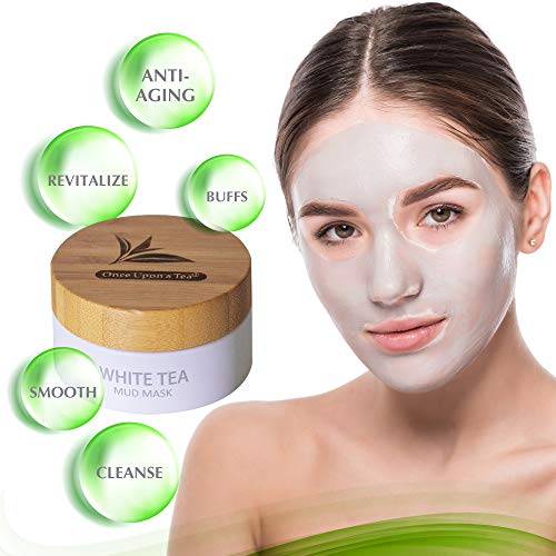 White Tea Mud Mask 100 ml Antioxidant Facial Treatment Smoothes