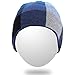 Bluetooth Hat,Qshell Rechargeable Audio Beanie Fashional Double Knit Skully Cap with Wireless Stereo Headphone Headset Earphone Speakerphone Mic for Sports Skating Hiking Camping Christmas Gift-Blue