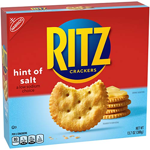 RITZ HINT OF SALT CRACKERS, HINT OF SALT, 13.7 OUNCE