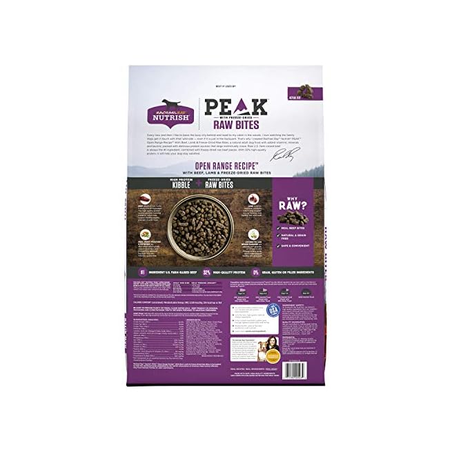 peak raw bites dog food