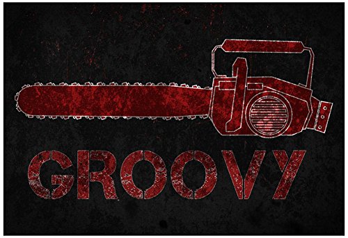 Groovy Chainsaw Poster 19 X 13in