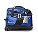 Pyramid Path Deluxe Double Roller with Oversized Accessory Pocket Bowling Bag (Black/Royal Blue)