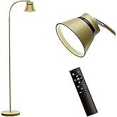 AXX Gold Floor Lamp, 60-Inch Standing Reading Light for Office/Bedroom/Living Room, LED Bulb Included