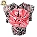 CatYou Pet Dress Up Costume Japanese Kimono With Bowknot Apparel for Dog Cat Puppy Pet (Medium)