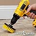 Drillbrush Bathroom Cleaner Drill Attachment – Bathtub Cleaning Supplies - Yellow Drill Brush Bathtub Scrubber - Carpet Scrubber - Bathroom Accessories - Stone Bath Mat Cleaner Spin Brush for Shower