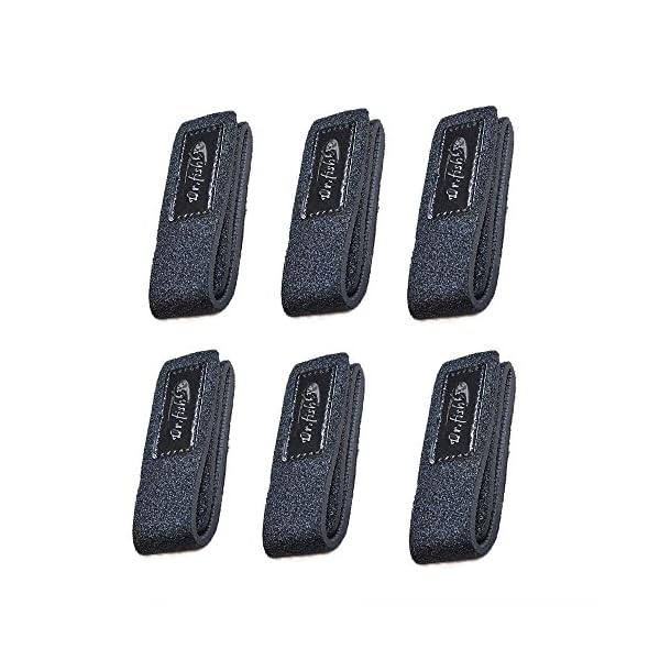 SPRING-EVENT-DrFish-Fishing-Rod-Cable-Belts-Tie-Strechy-Strap-Holders-Black-Ropes-for-Bundle-Organize-Case-Packed