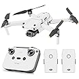 SopiGuard Skin for DJI Mavic Air 2s Precision Vinyl Sticker Full Drone Set + Controller + 3 Battery Skins (Matte White)