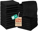 Utopia Towels Flannel Face Cloths Set 30cm 100% Ring Spun Cotton Washcloths