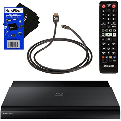 Samsung-BD-J7500-3D-4K-Upscaling-Blu-ray-Player-with-Wi-Fi-Remote-Control-Xtech-High-Speed-HDMI-Cable-with-Ethernet-HeroFiber-Ultra-Gentle-Cleaning-Cloth
