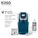Keurig K250 Coffee Maker, Single Serve K-Cup Pod Coffee Brewer, With Strength Control, Peacock Blue