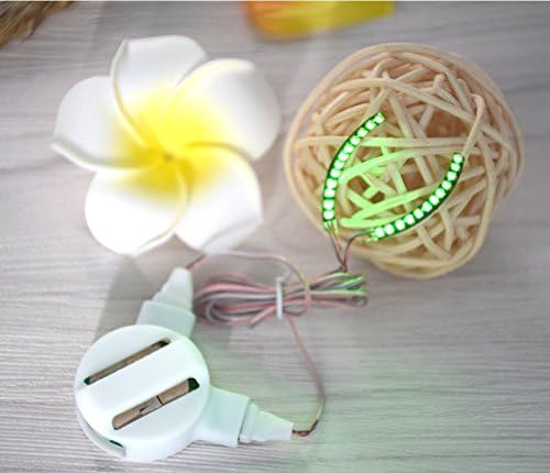 LED Eyelashes UNKTOP Waterproof LED Light F. Lashes Luminous Shining Charming Eyelid Tape for Party Bar NightClub Concerts Birthday Gift Halloween-Green