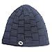 Bodvera Winter Knit Wool Warm Hat Thick Soft Stretch Slouchy Beanie Skully Cap