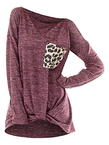 leopard panel drop shoulder sweatshirt