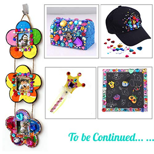 4 Adhesive+Stickers+Assorted+Rhinestone+Projects