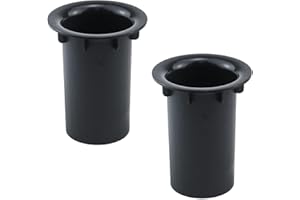 Dnyta 2 Pcs Speaker Port Tubes, 2.8"x4"/71x102mm Bass Reflex Tube Speaker Inverter Tube Sound Tubes Bass Port Speaker Cabinet Port Tube