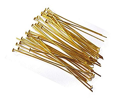 Perlin Metal Pin Chain Rivet Pencils Gold 4cm Pack of 500